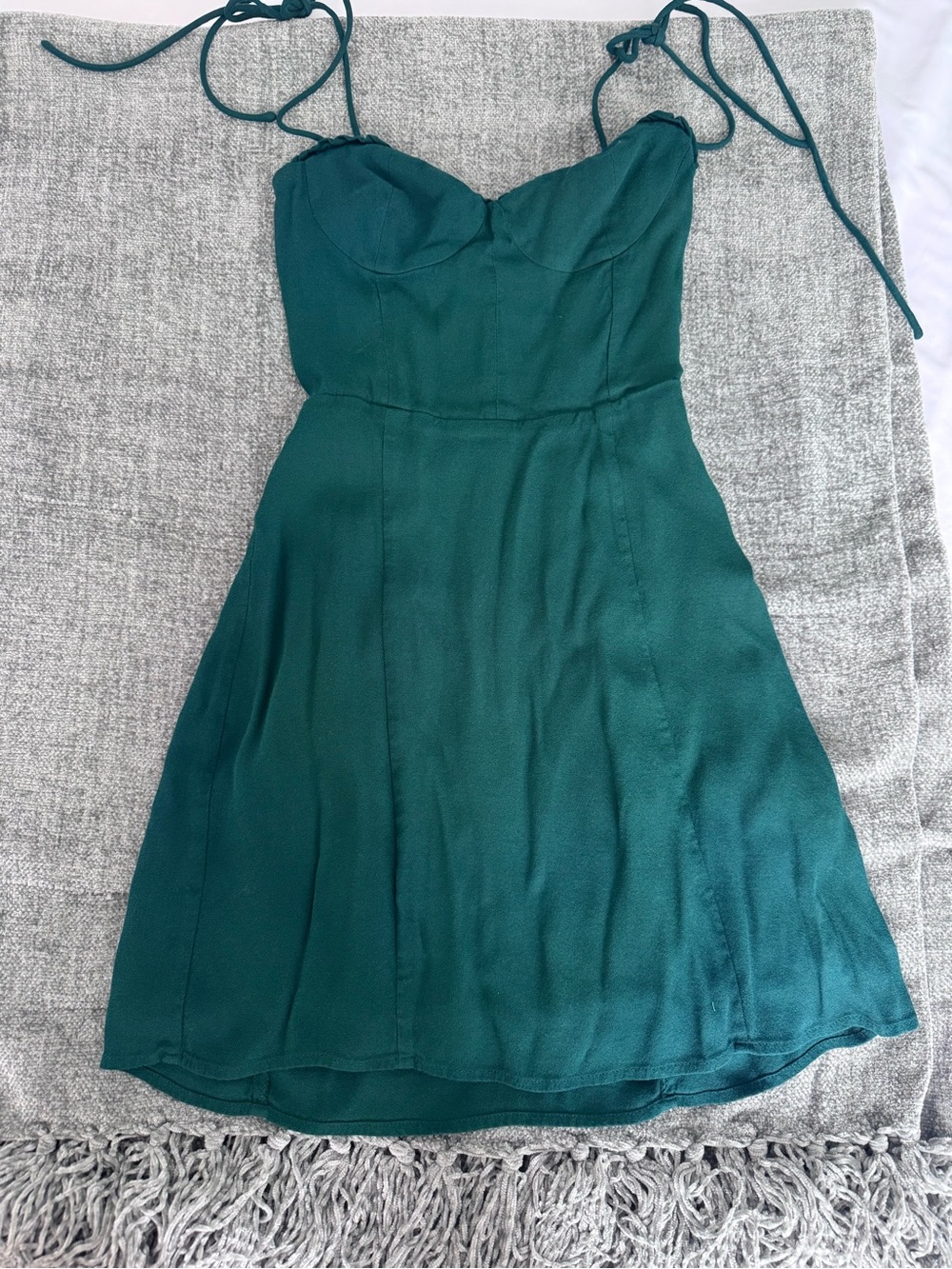 Aritzia Wilfred Emerald Green Mini Dress